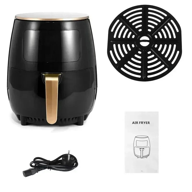 Compact 6L Air Fryer with Touch Screen — Multi-Function Home Oven