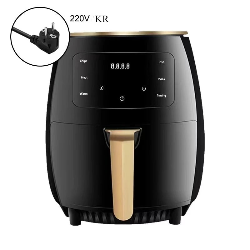Compact 6L Air Fryer with Touch Screen — Multi-Function Home Oven