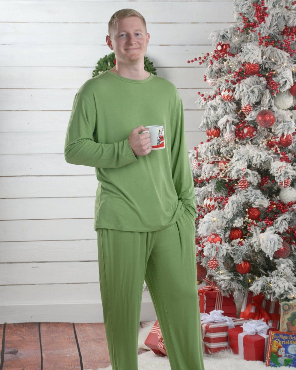 Green Pajamas for Men